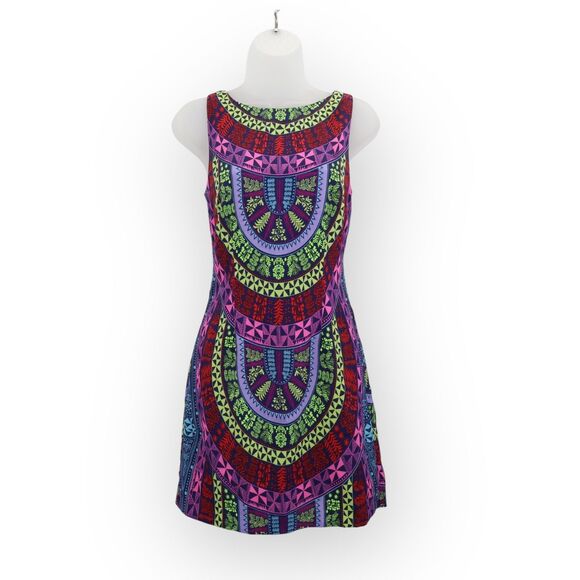 Mara Hoffman Medicine Wheel Tribal Printed Open Back Dress Size 0 - Picture 1 of 7